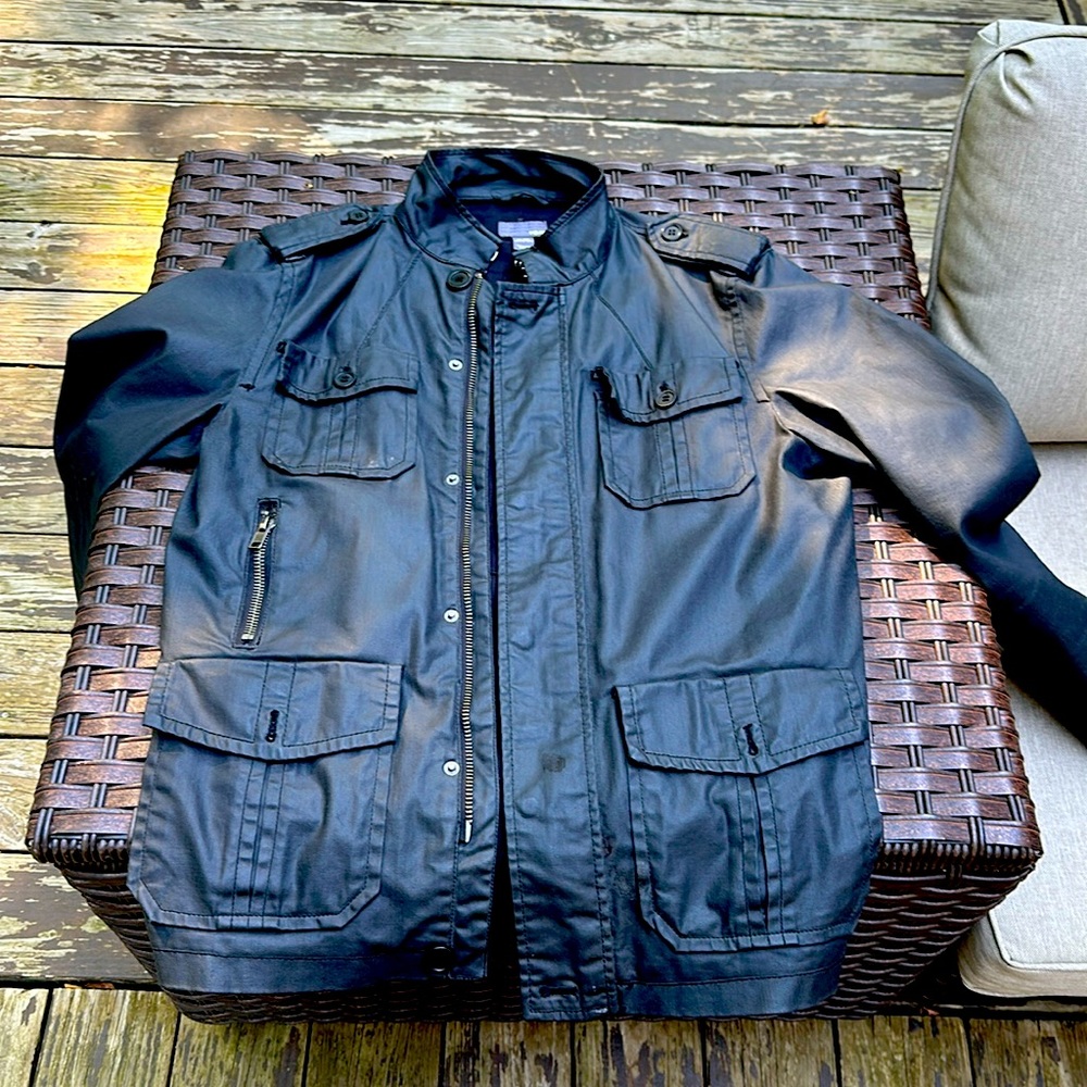 H&M cotton moto jacket